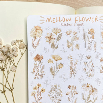 Sticker Sheet - Mellow Flower