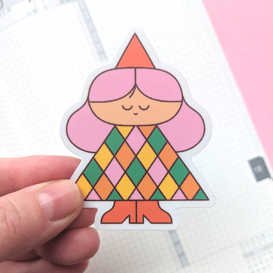 Festive friend sticker