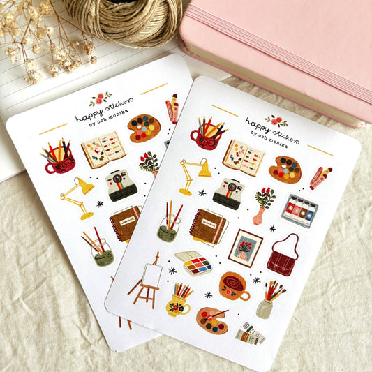 Artist's Corner - Sticker Sheet