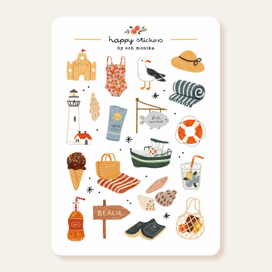 Seaside - Sticker Sheet