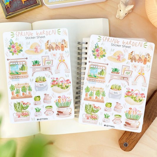 Sticker Sheet - Spring Garden