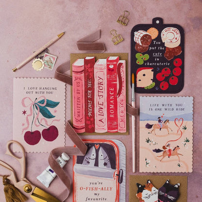 Love Story Books Card