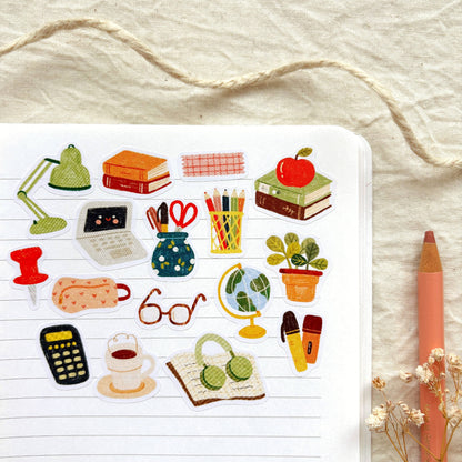 Study Desk - Sticker Sheet