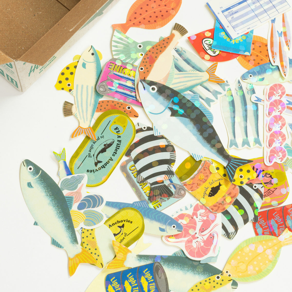 Flake Sticker box - Sea Food