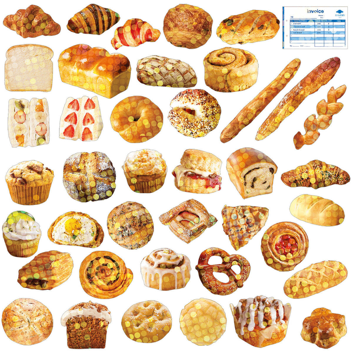 Flake Sticker box - Bakery