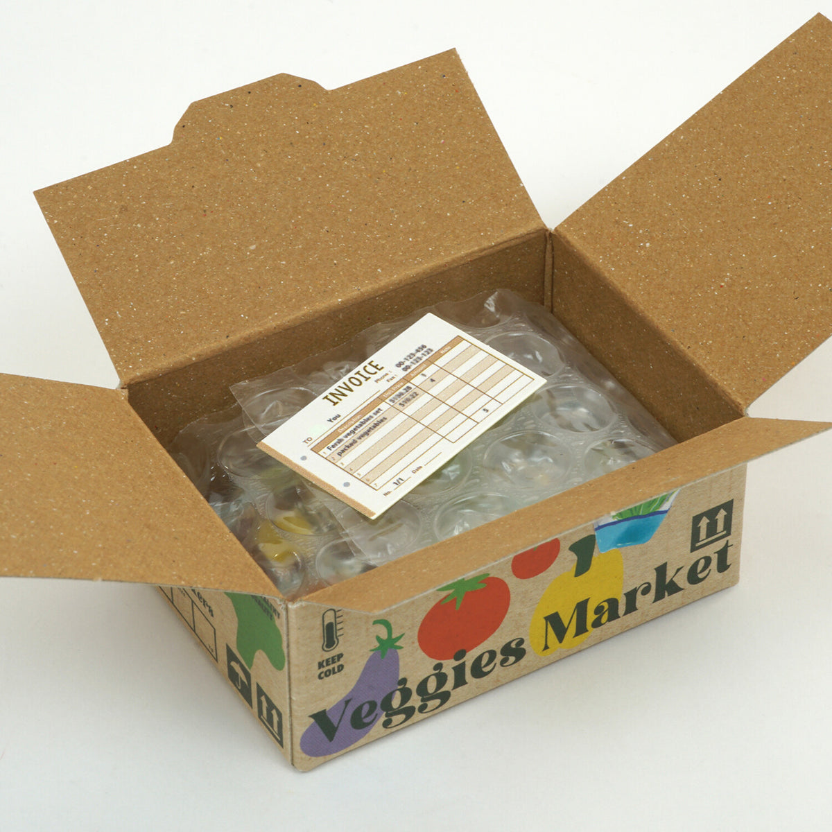 Flake Sticker box - Veggies Market