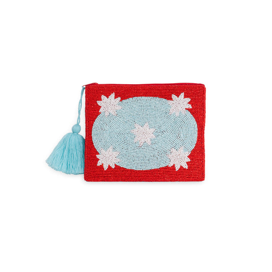 Galaxy Clutch Red