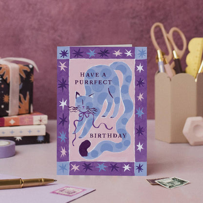 Cat Purrfect Birthday Card