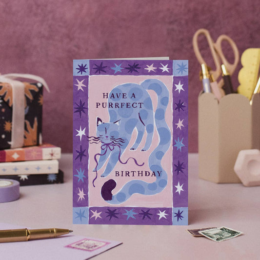 Cat Purrfect Birthday Card