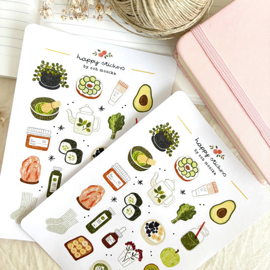 Fresh Green - Sticker Sheet