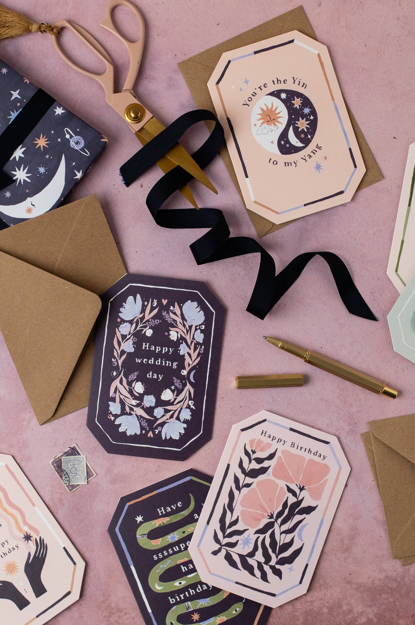 Leafy Floral Birthday Card