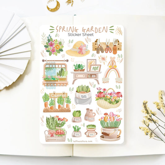 Sticker Sheet - Spring Garden