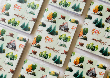 Cottage in the Woods A5 Notebook
