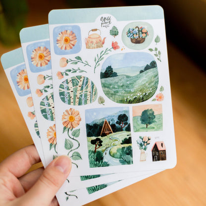 Summer Meadow Sticker Sheet