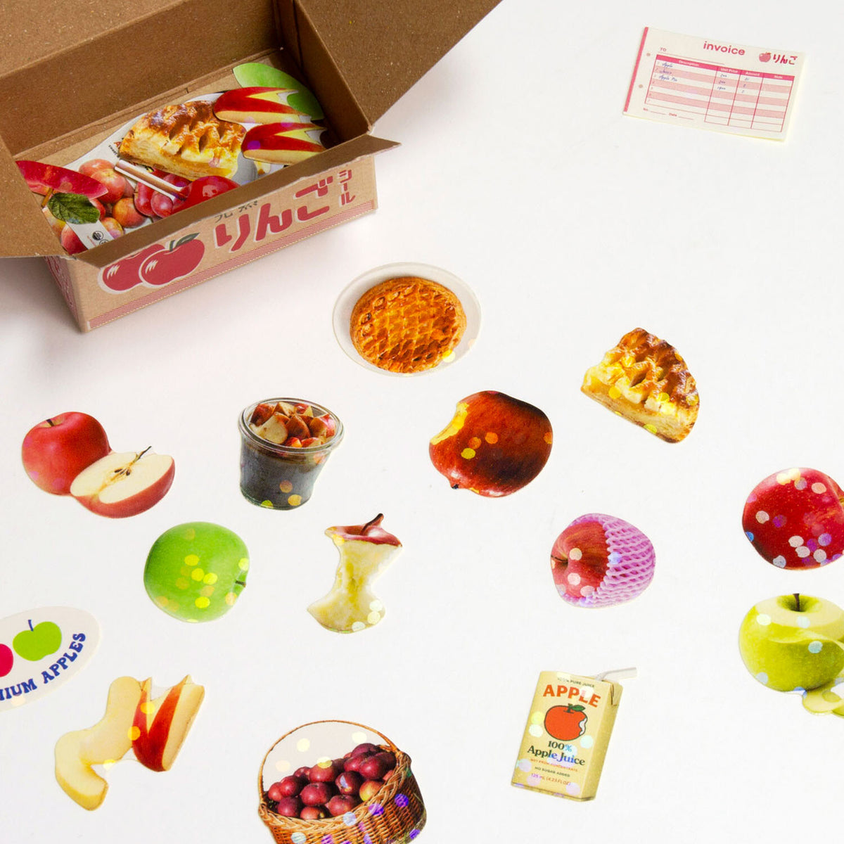 Flake Sticker box - Apple