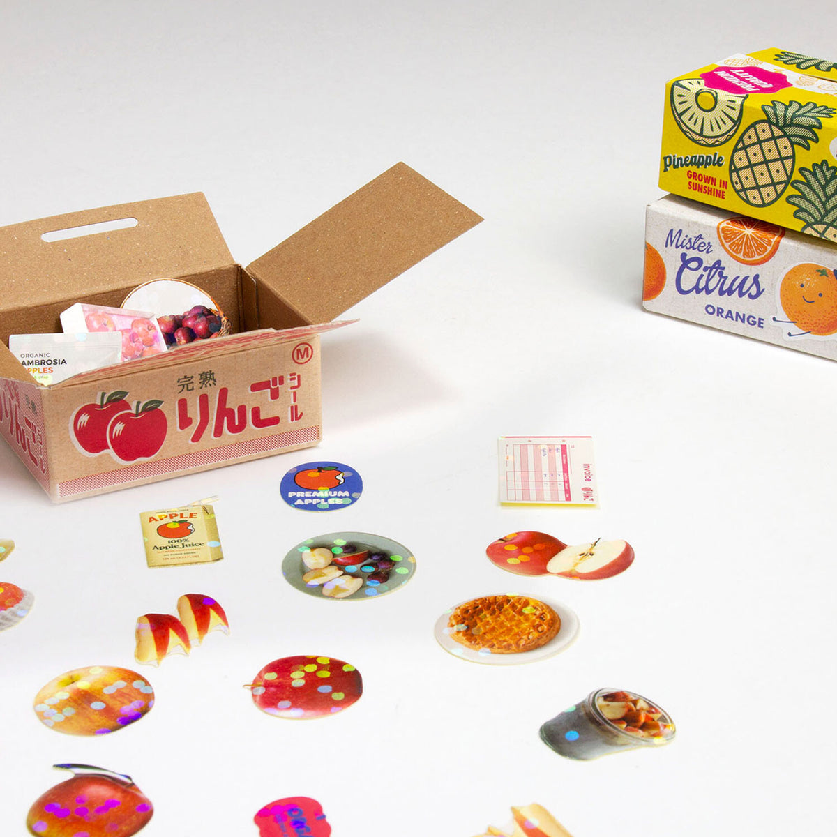 Flake Sticker box - Apple