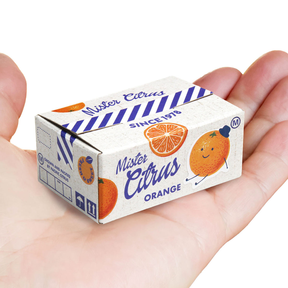 Flake Sticker box - Orange