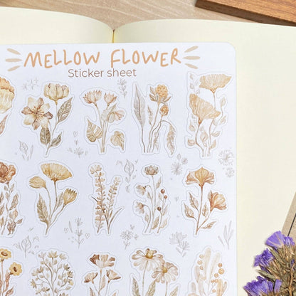 Sticker Sheet - Mellow Flower