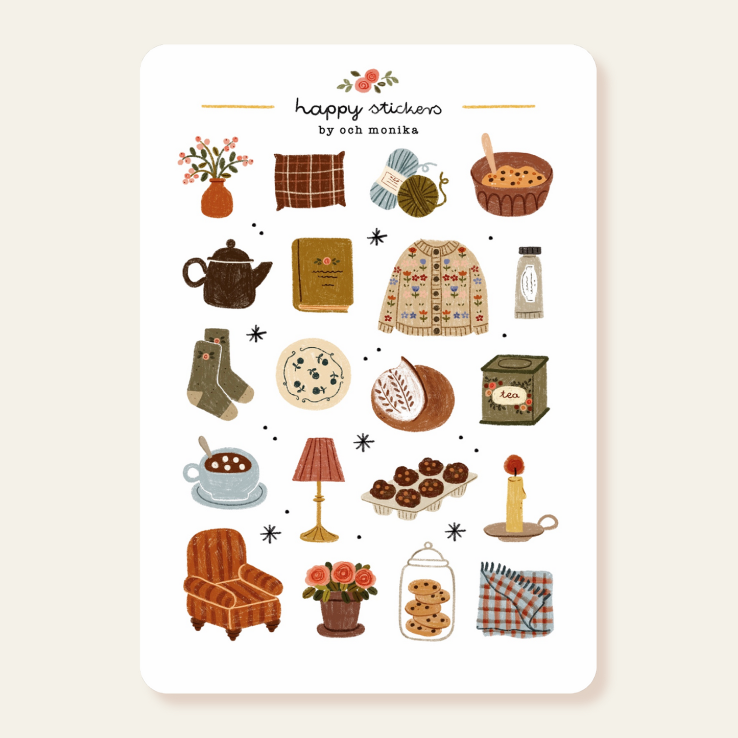 Cozy Home - Sticker Sheet