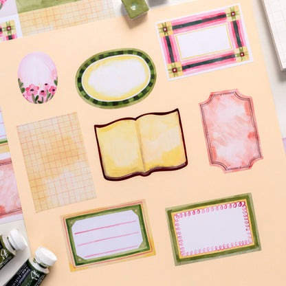 Spring Labels Vinyl Sticker sheet