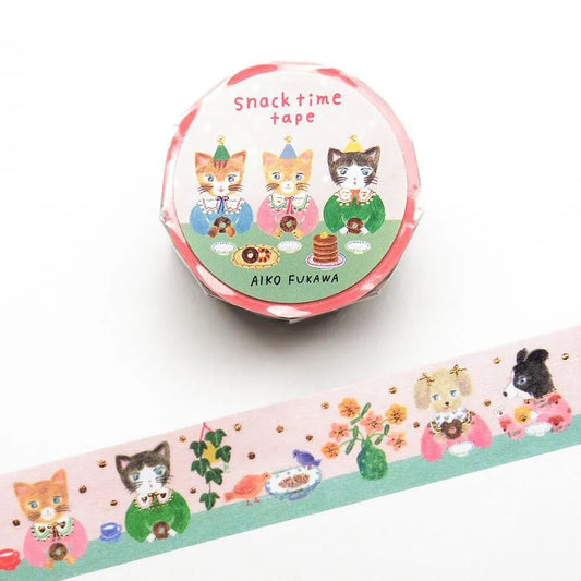 Foil stamped washi tape Aiko Fukawa Snack Time