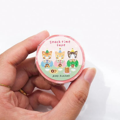 Foil stamped washi tape Aiko Fukawa Snack Time