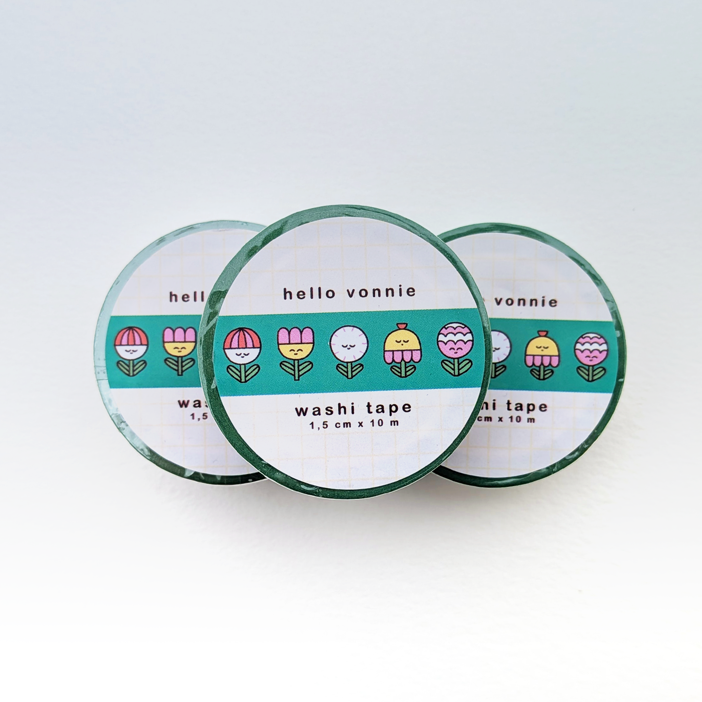 Flower friends washi tape
