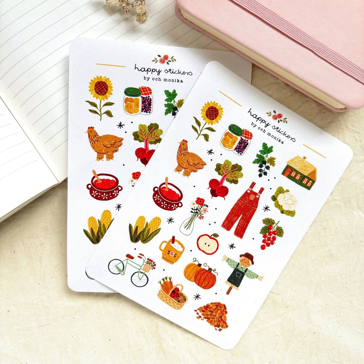 Harvest Time - Sticker Sheet