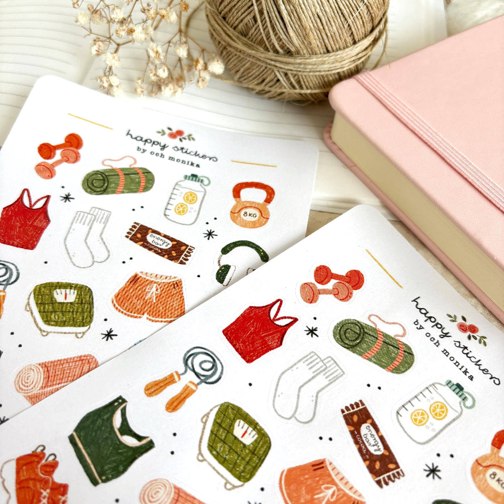 Fitness - Sticker Sheet