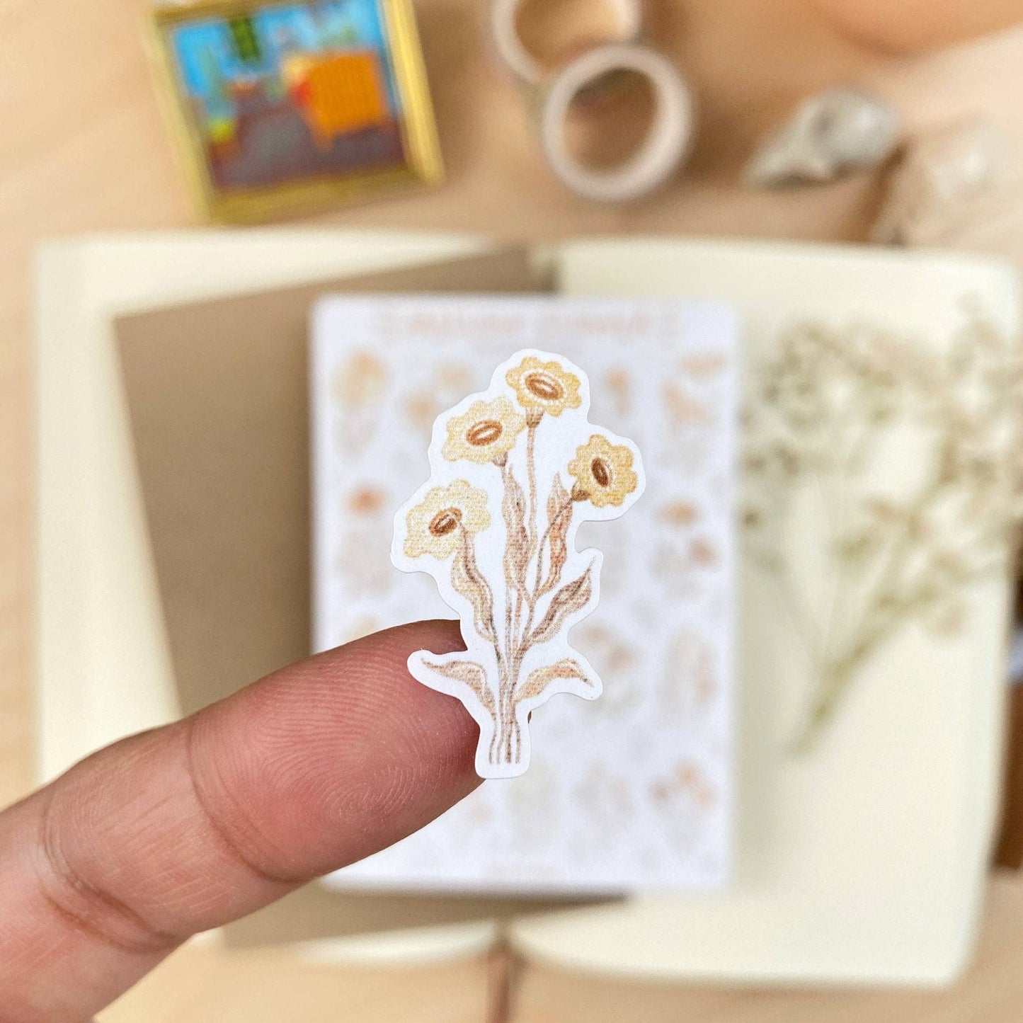 Sticker Sheet - Mellow Flower