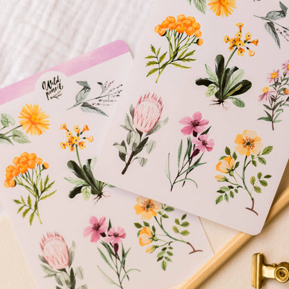 Flowers II Sticker Sheet