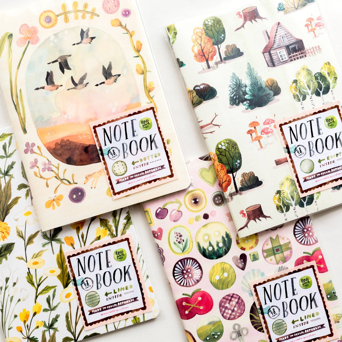 Wild Geese A5 Notebook