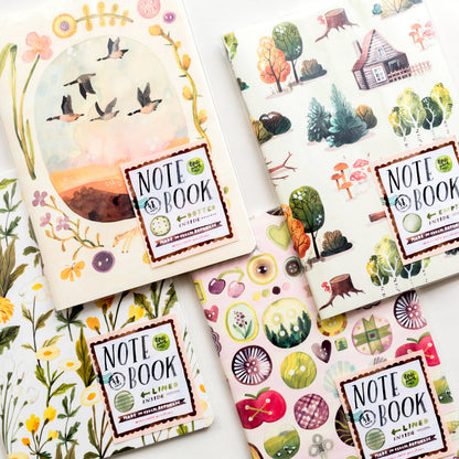 Wild Geese A5 Notebook