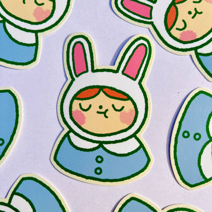 Bunny Girl Vinyl Sticker