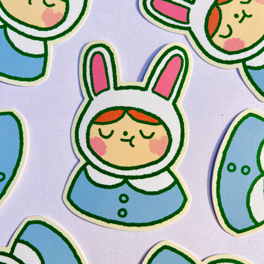 Bunny Girl Vinyl Sticker