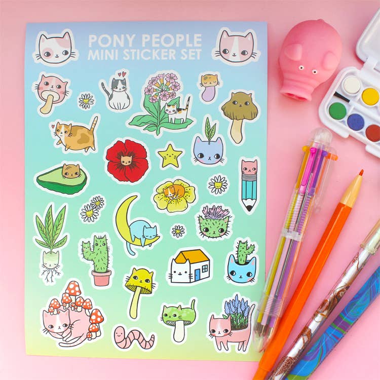 Kitty Party Sticker Sheet