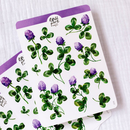 Clovers Sticker Sheet