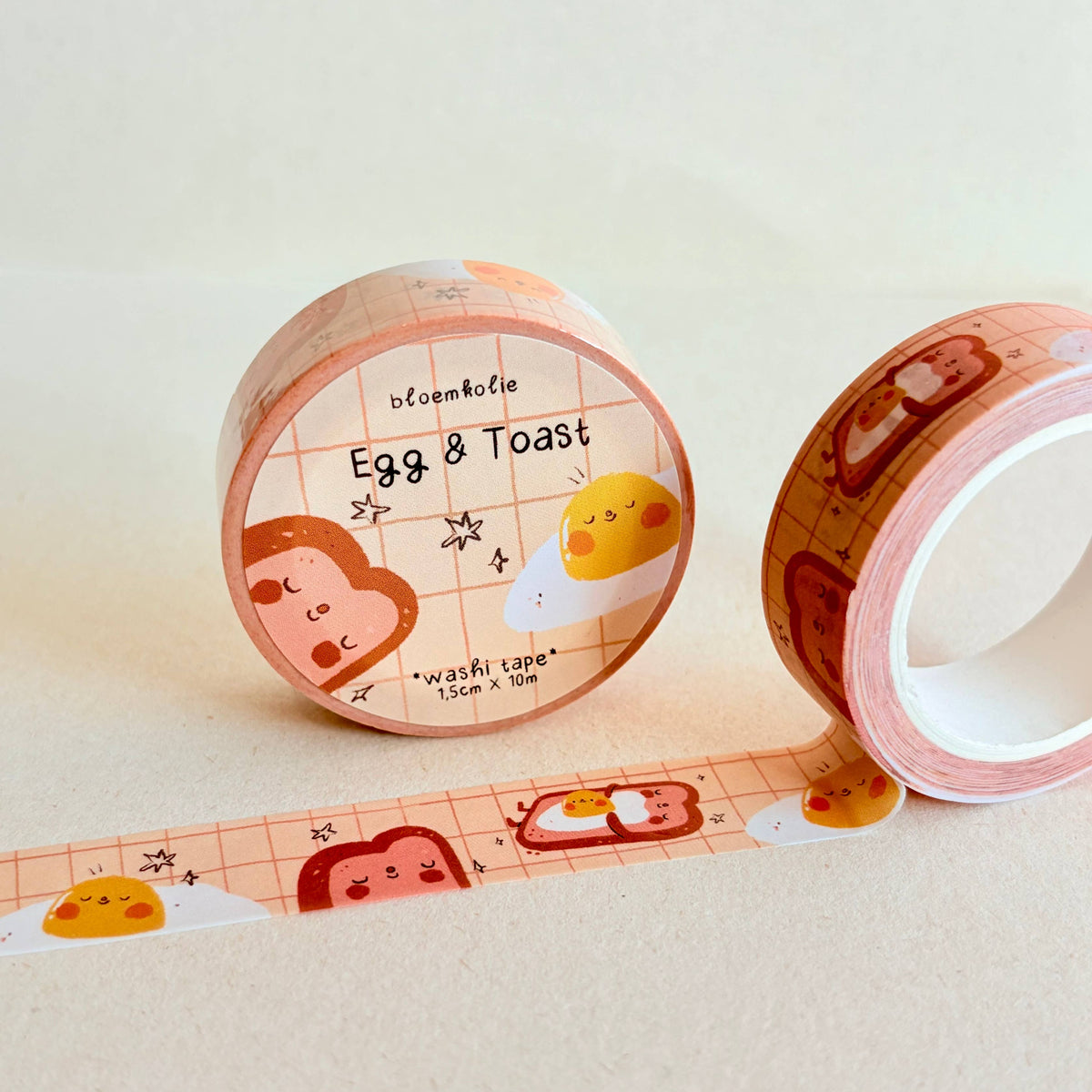 Egg & Toast Washi Tape