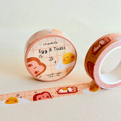 Egg & Toast Washi Tape