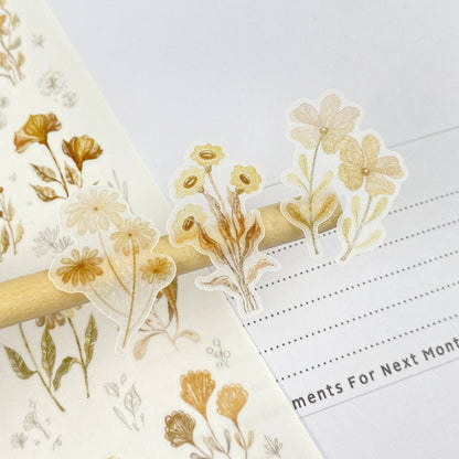 Sticker Sheet - Mellow Flower
