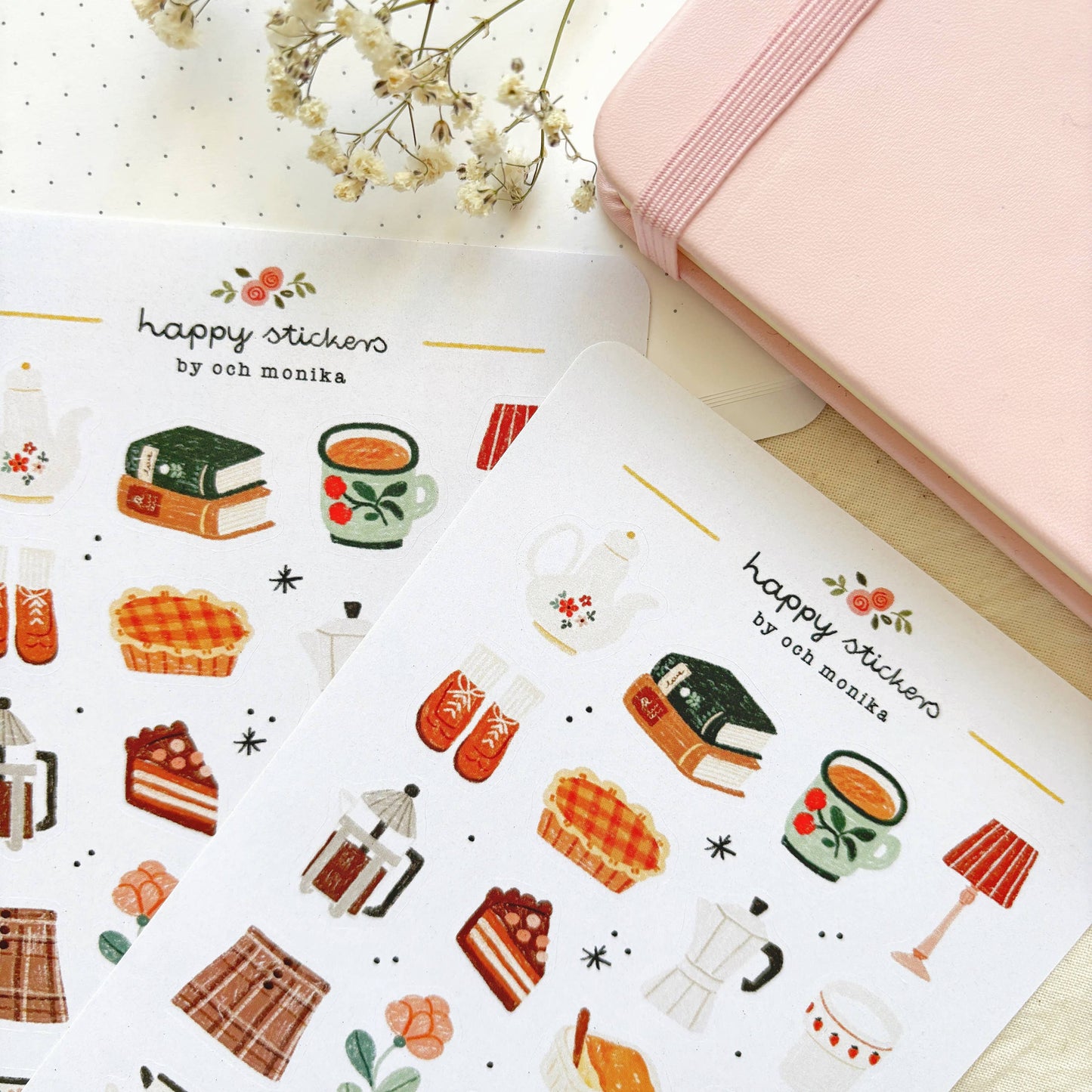 Cozy Time At Home - Sticker Sheet