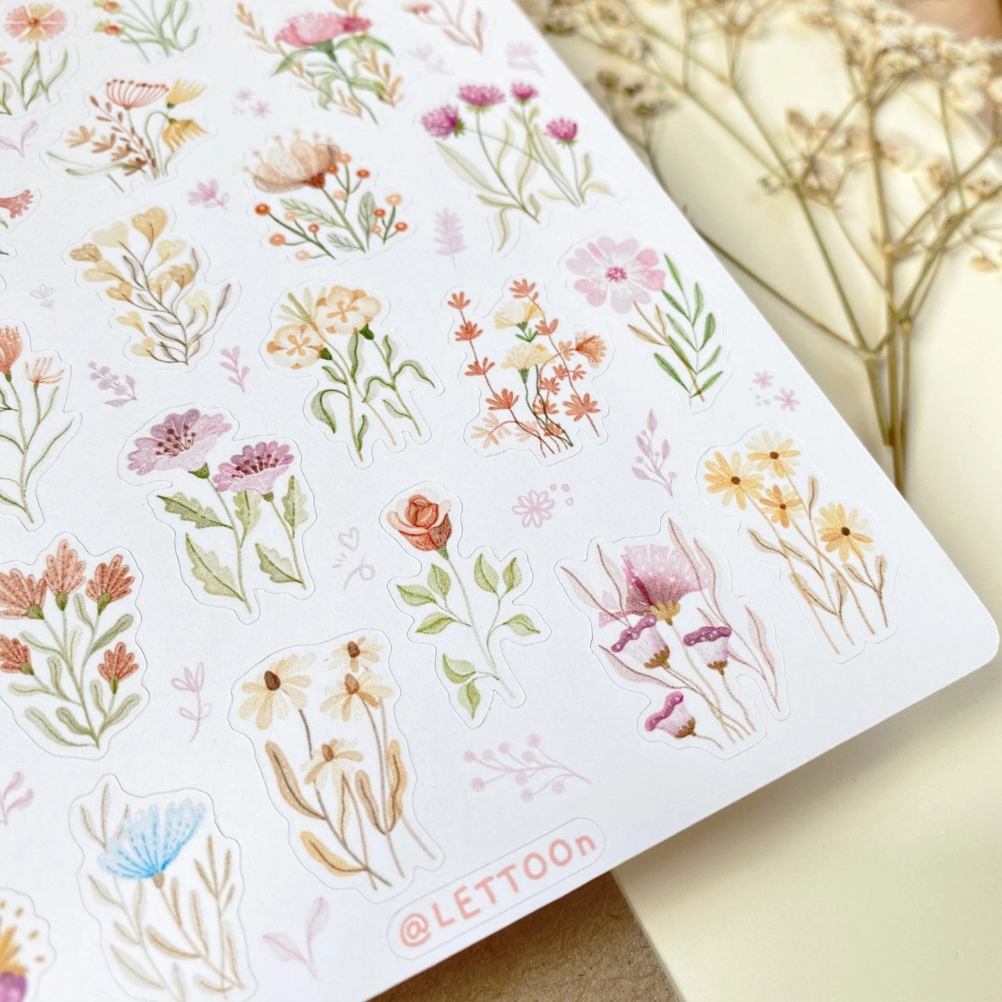 Sticker Sheet - Wild Flower