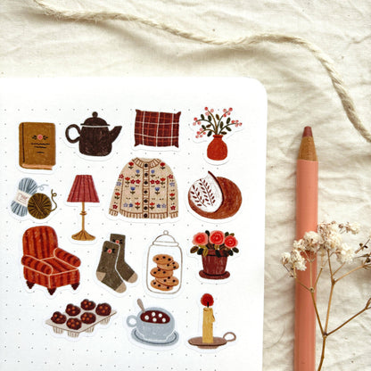 Cozy Home - Sticker Sheet