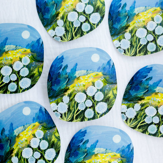 Midnight Meadow Vinyl Sticker