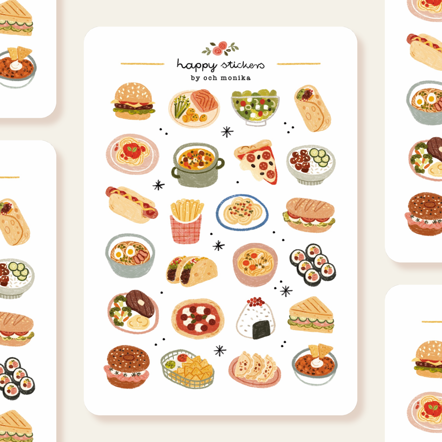 Dinner Time - Sticker Sheet