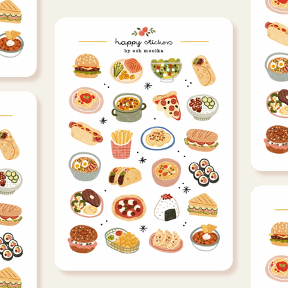 Dinner Time - Sticker Sheet