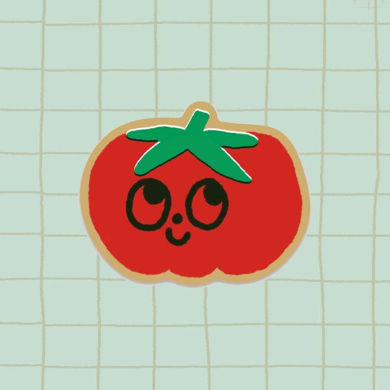 Tomato vinyl sticker