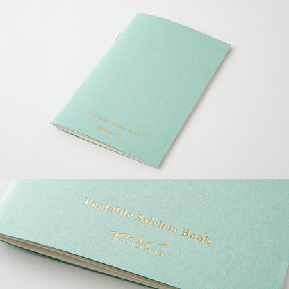 Sticker Book with Pocket Light Blue