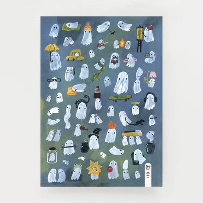 Ghosts Vinyl sticker sheet