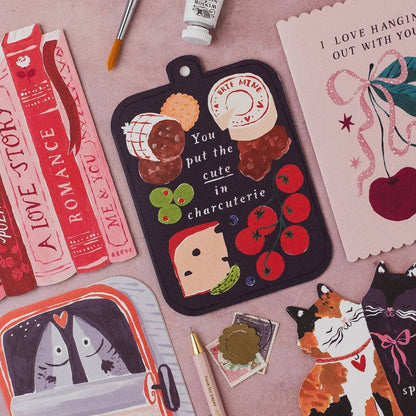 Cute in Charcuterie Board Card